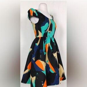 Anthropology Moulinette Soeurs - Multicolor Paint Splatter Sz 2